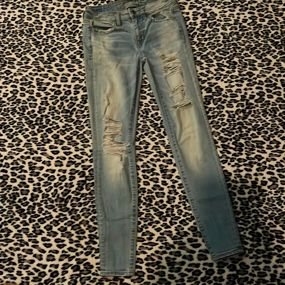 american eagle skinny jeans size 2